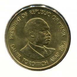 Кения 10 центов 1991 UNC 