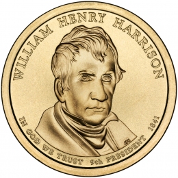 США 1 доллар 2009 года президент №9 Уильям Гаррисон