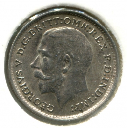 Англия 3 пенса 1911 SP 4015 aUNC